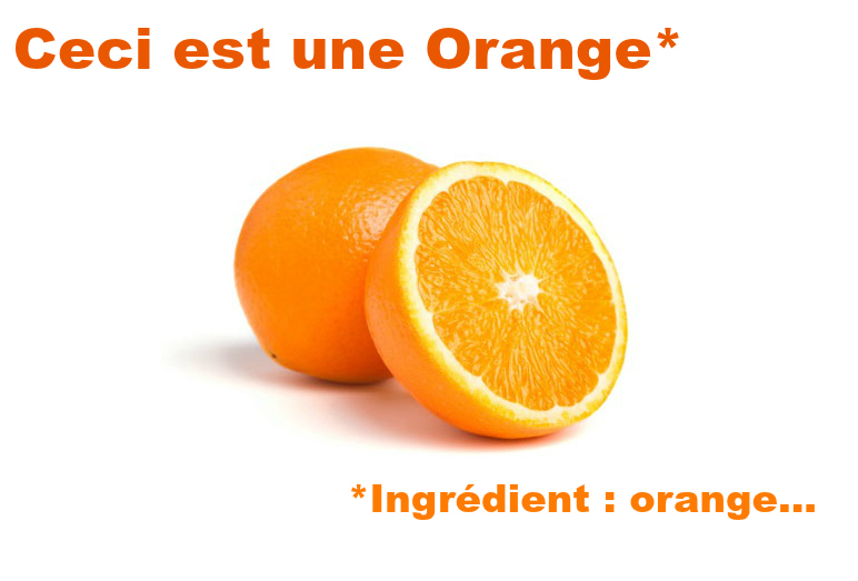 orange ingrédients
