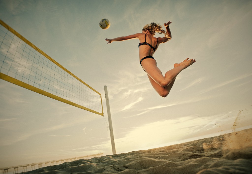 Volleyball sport explosif