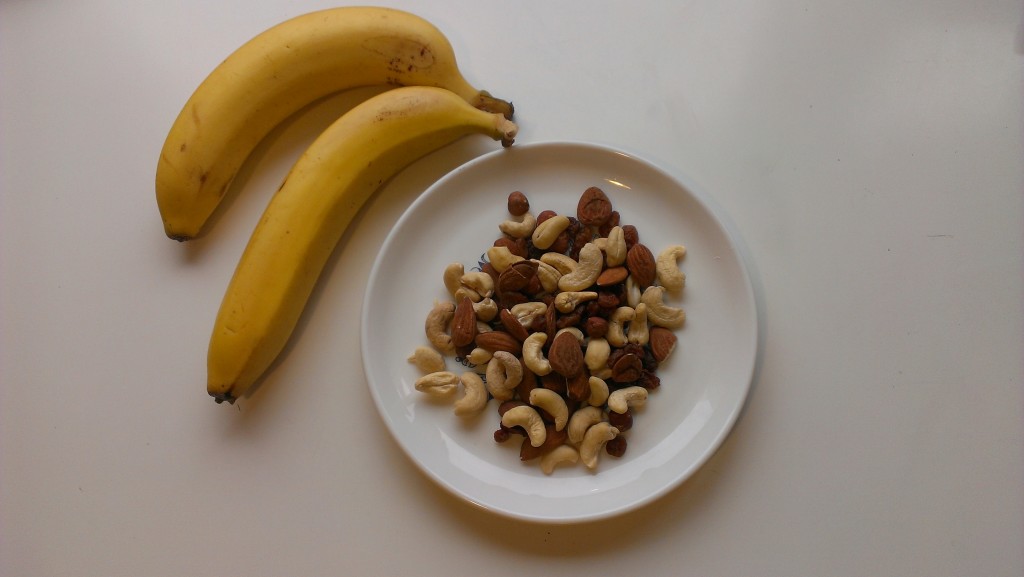 alimentation vivante banane noix